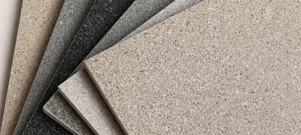 Scratch resistant full body tiles for commercial and residential flooring