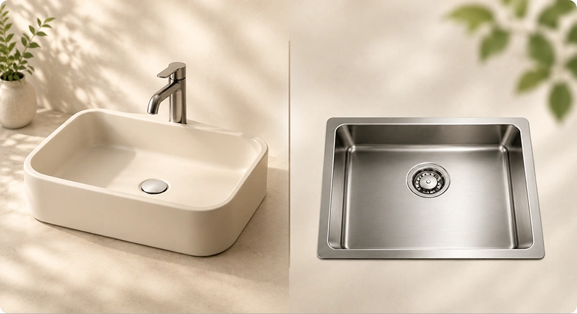 Difference Between Sink and Basin
