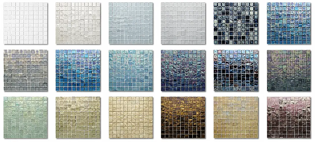 Glass and mosaic tiles for bathroom feature walls – chhabria tiles
