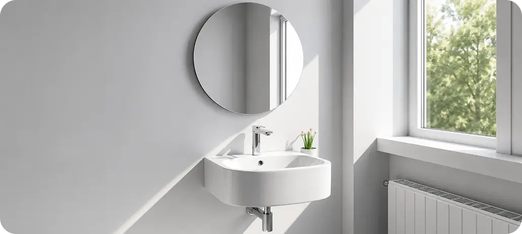 Wall hung basin installation for modern bathrooms – chhabria tiles bangalore