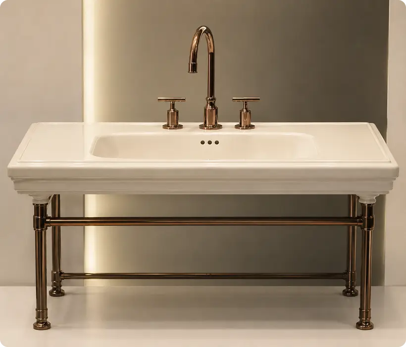 Modern bathroom wash basin