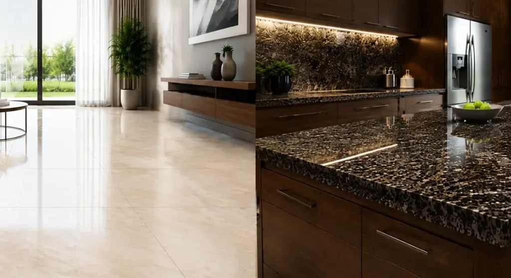 Tile vs Granite