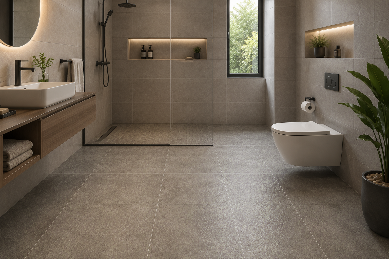 Anti skid tiles for wet spaces at chhabria tiles