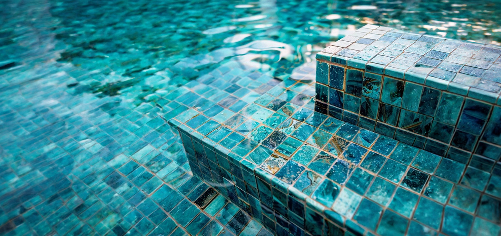 Swimming pool tiles at chhabria tiles