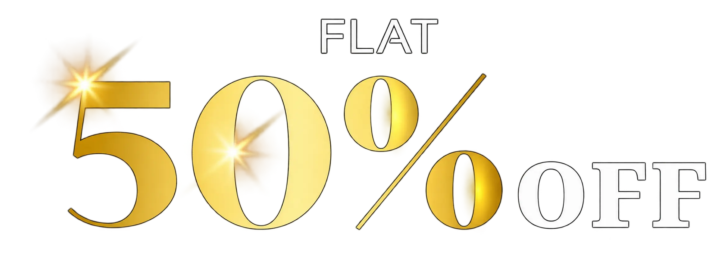 FLAT 50% OFF