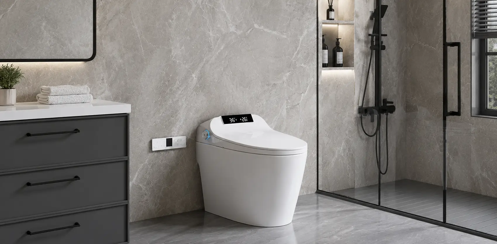 Discover Premium Bathroom Systems at Chhabria Tiles ​